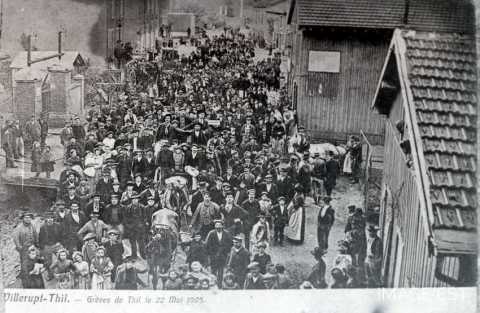 Grèves à Thil le 22 mai 1905 (Meurthe-et-Moselle)